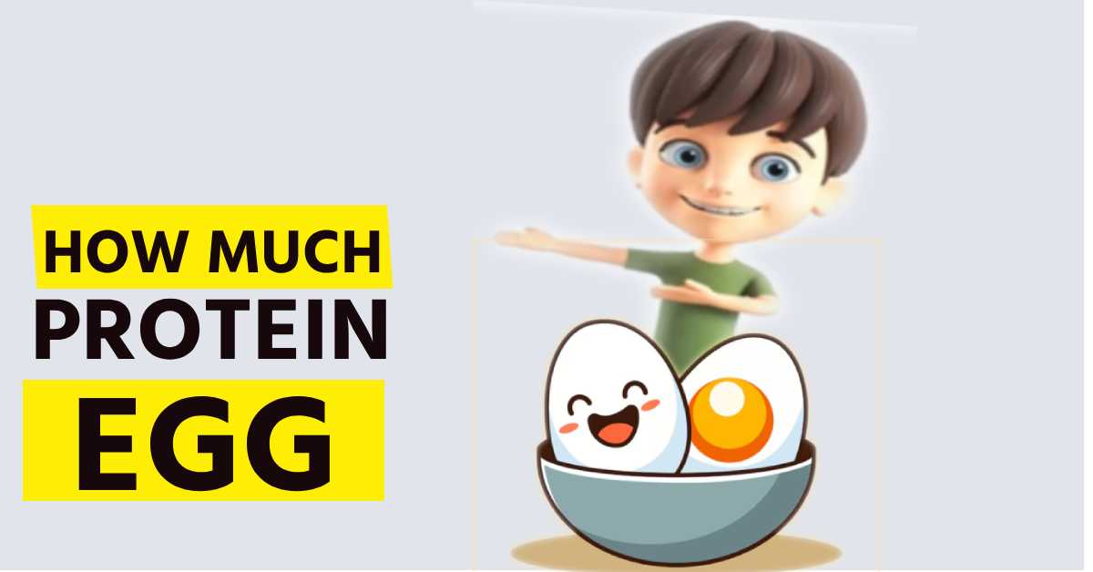 how much protein in 1 egg